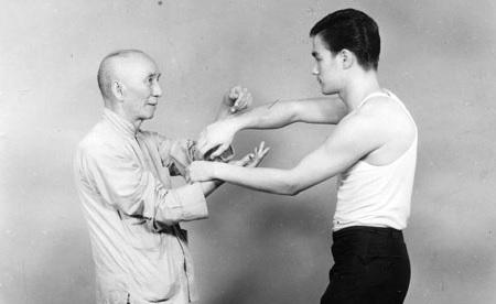Moment image for Bruce Lee begins training under Ip Man