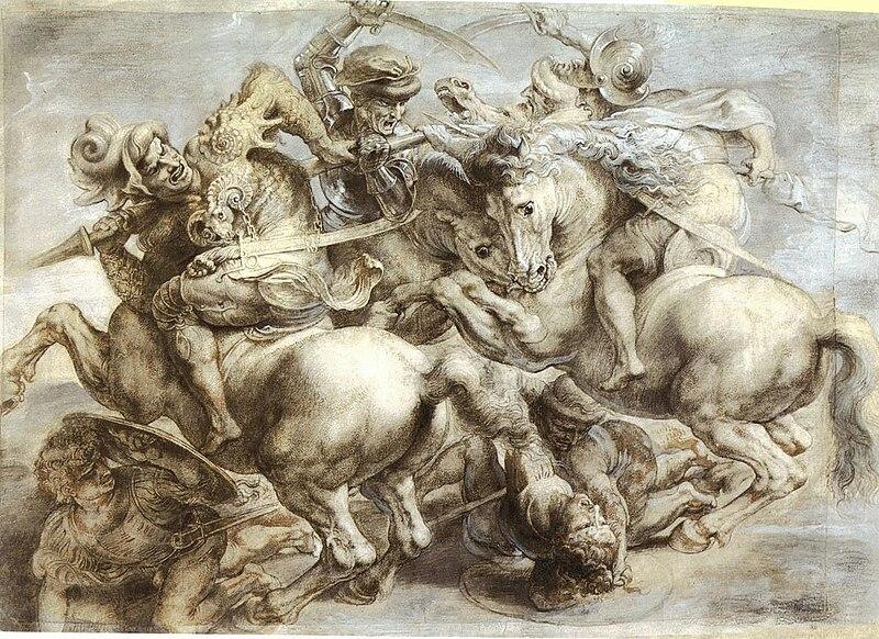 Moment image for Leonardo da Vinci's Battle of Anghiari: Artistic rivalry and preservation concerns in Renaissance Florence.