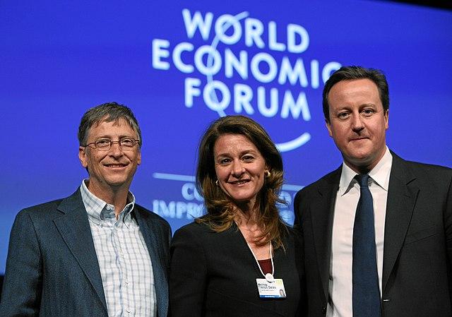Moment image for Melinda French Gates and Bill Gates At the Annual Meeting 2009 of the World Economic Forum