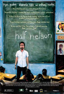 Moment image for Ryan Gosling's Best Actor win for "Half Nelson" showcases his talent in nuanced roles.