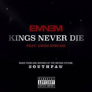 Moment image for Kings Never Die' - Eminem and Gwen Stefani's hit collaboration for "Southpaw" soundtrack.