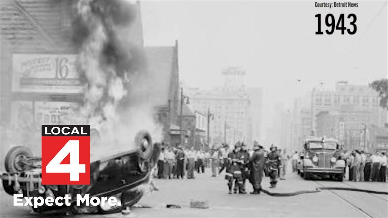 Moment image for Violent racial clashes in Detroit sparked by rising tensions and discriminatory practices.