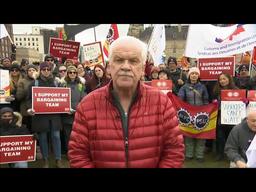 Largest public service strike in Canadian history involving over 155,000 federal workers