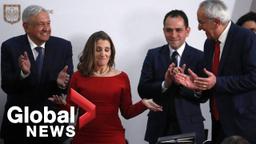 The United States-Mexico-Canada Agreement (USMCA) replaced NAFTA in North America.