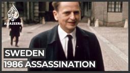Prime Minister Olof Palme assassinated while walking home from a cinema with his wife.