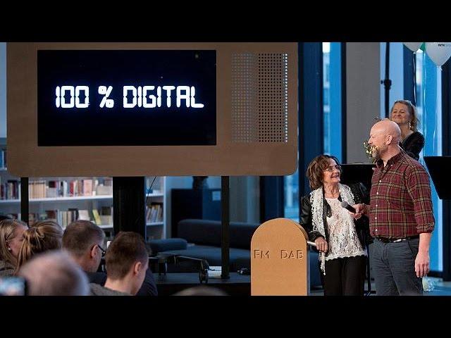 Moment image for First country to transition from FM radio to digital broadcasting, revolutionizing radio transmission technology.