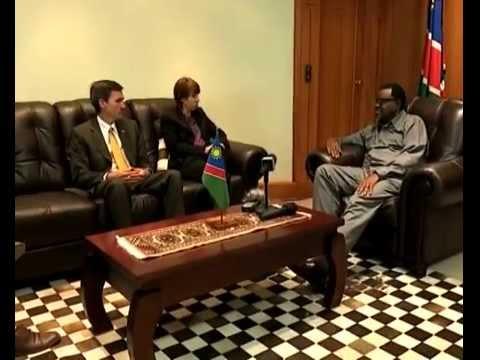 Moment image for Hage Geingob won presidential elections