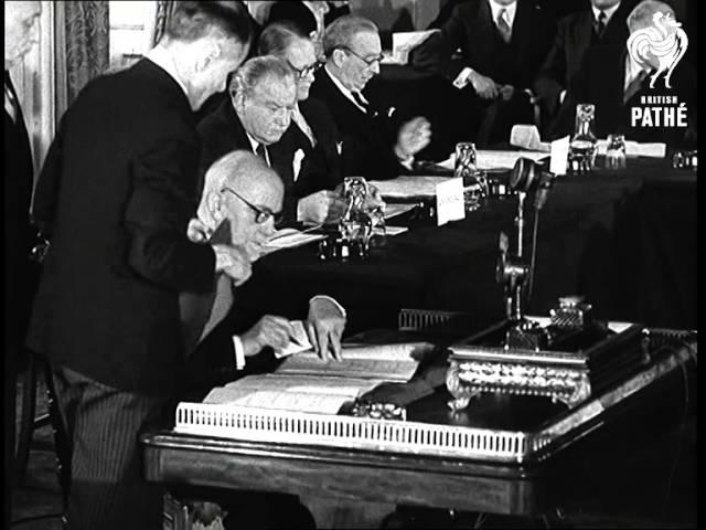 Moment image for Italy joins Council of Europe.