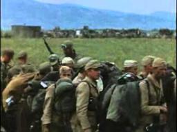 British and American military presence established in Tunisia during World War II.