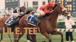 Lil E. Tee wins with Pat Day, Lynn Whiting, Cal Partee. Distance, track, time details provided.