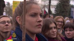 Protests erupt over changes to abortion laws, sparking widespread dissent and activism.