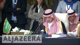 Arab League Summit convenes to address regional concerns with Arab world leaders in attendance.