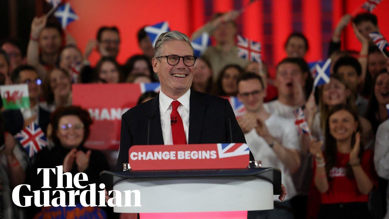 Moment image for Keir Starmer becomes the Prime Minister