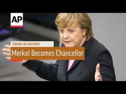 Angela Merkel makes history as Germany's first female Chancellor.