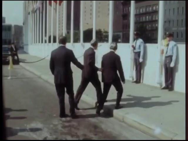 Moment image for Bhutan becomes the 128th member of the United Nations