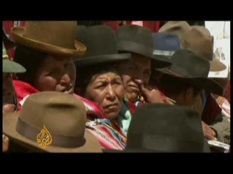 Moment image for Approval of new constitution in Bolivia