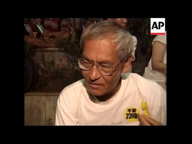 Moment image for Massive protest leads to officials' resignation and bill shelving in Hong Kong.