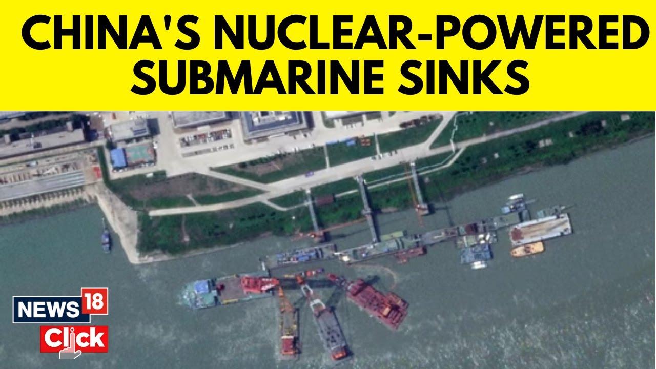 Moment image for Chinese submarine sinks during construction