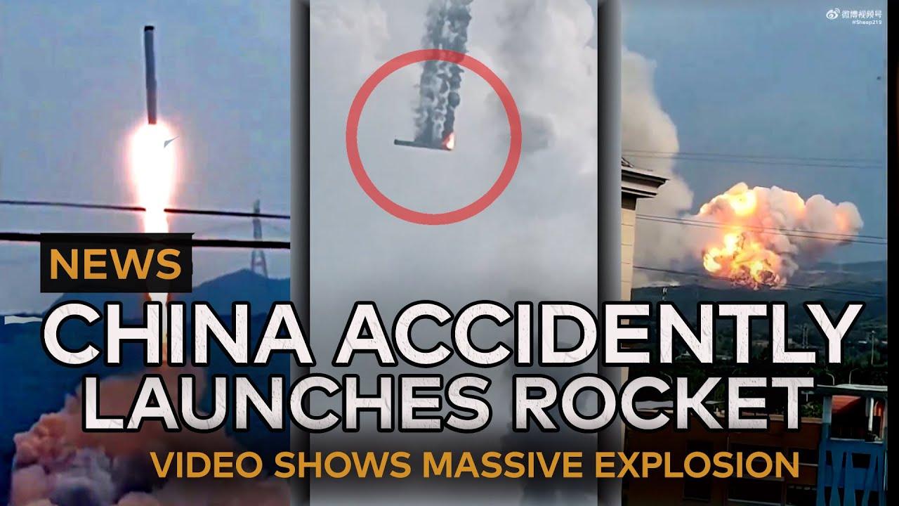 Moment image for Tianlong-3 rocket destroyed in accident 