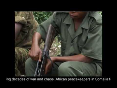 Moment image for Burundian Soldiers with AU Peacekeepers in Somalia
