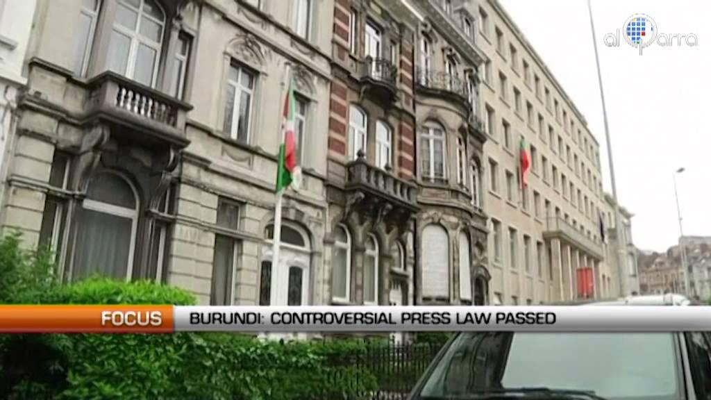 Moment image for President Nkurunziza approves controversial media law criticized for limiting press freedom