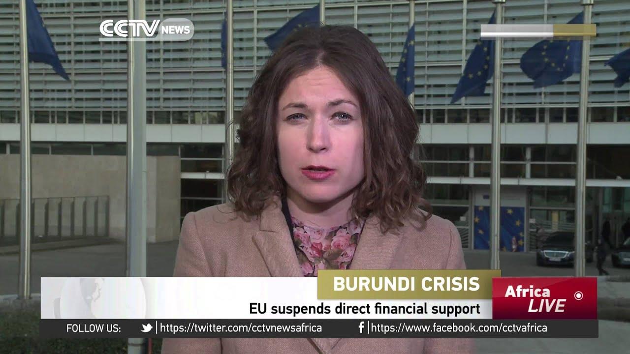 Moment image for EU suspends direct financial aid amid political turmoil
