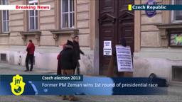 Milos Zeman Elected President