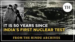 First underground nuclear test by India.