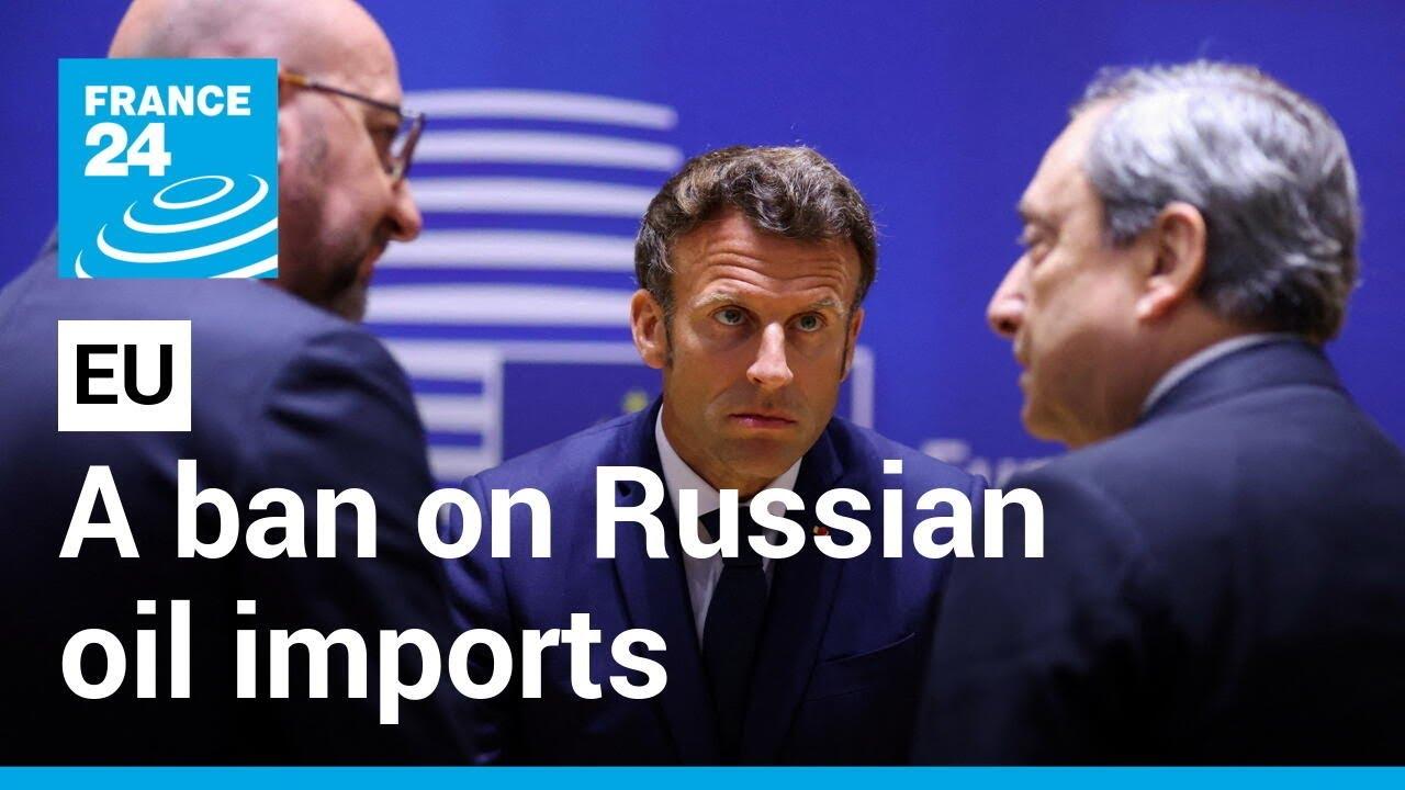 Moment image for EU plan to block two-thirds of Russian oil