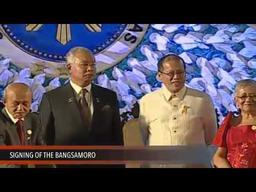 Comprehensive Agreement on the Bangsamoro (CAB) signing between Philippine government and MILF