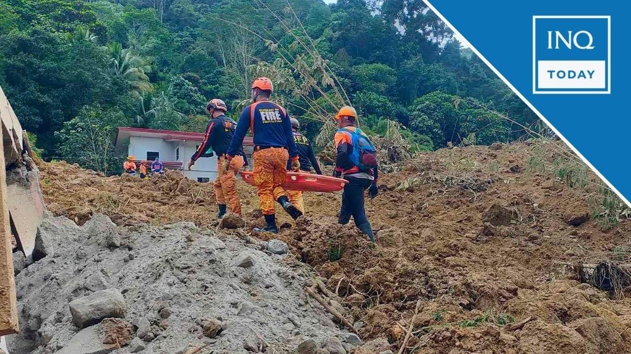 Moment image for Deadly landslide in Maco, Davao de Oro kills at least 68 people