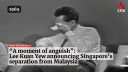 Singapore separates from the Federation of Malaysia and gains its independence.
