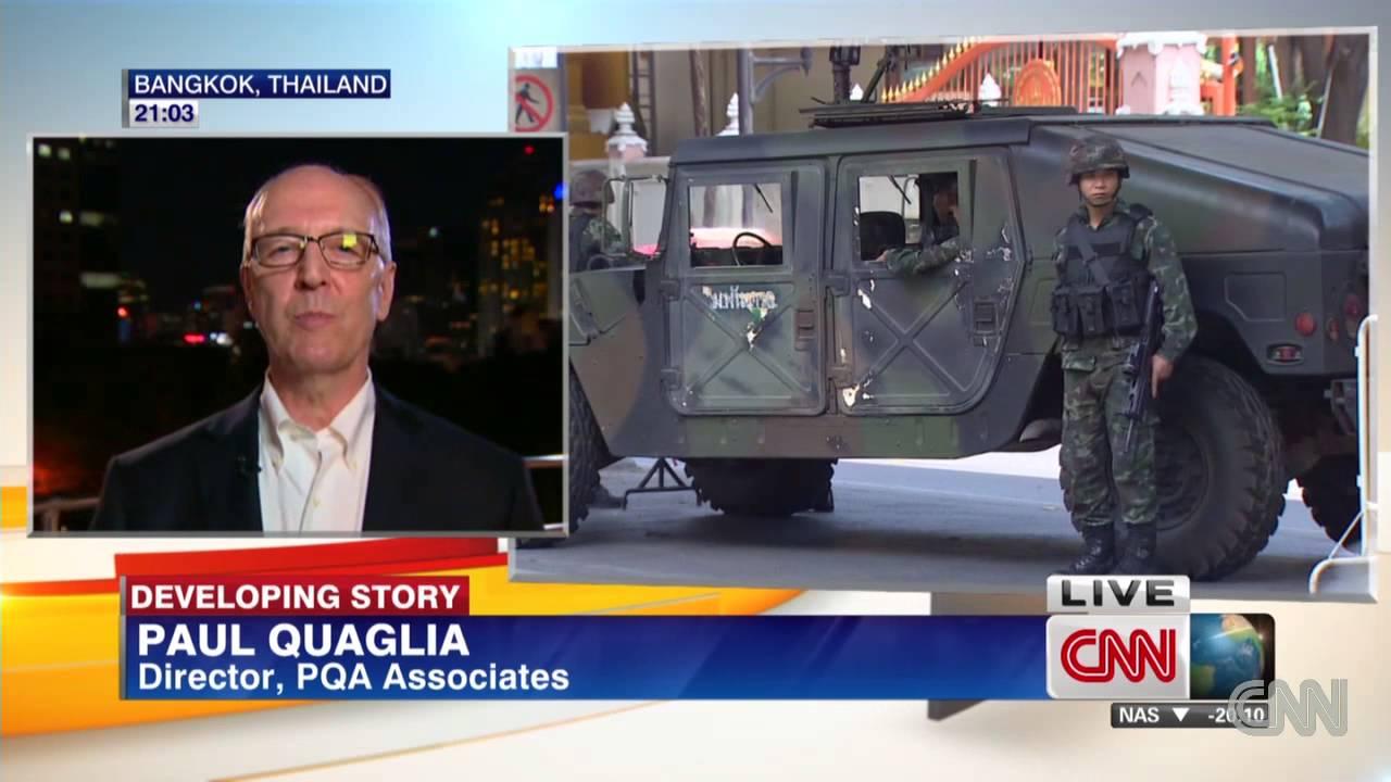 Moment image for Thai Army Declares Martial Law and Shuts News Stations