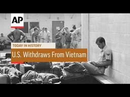US Troops Withdraw from Vietnam after Nine Years
