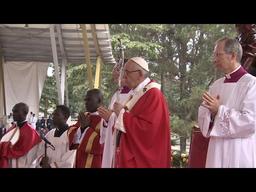 Pope Francis visits Kenya, Uganda, and Central African Republic on Africa trip.