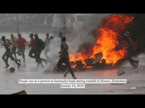 Moment image for Protests over fuel hikes and economic struggles