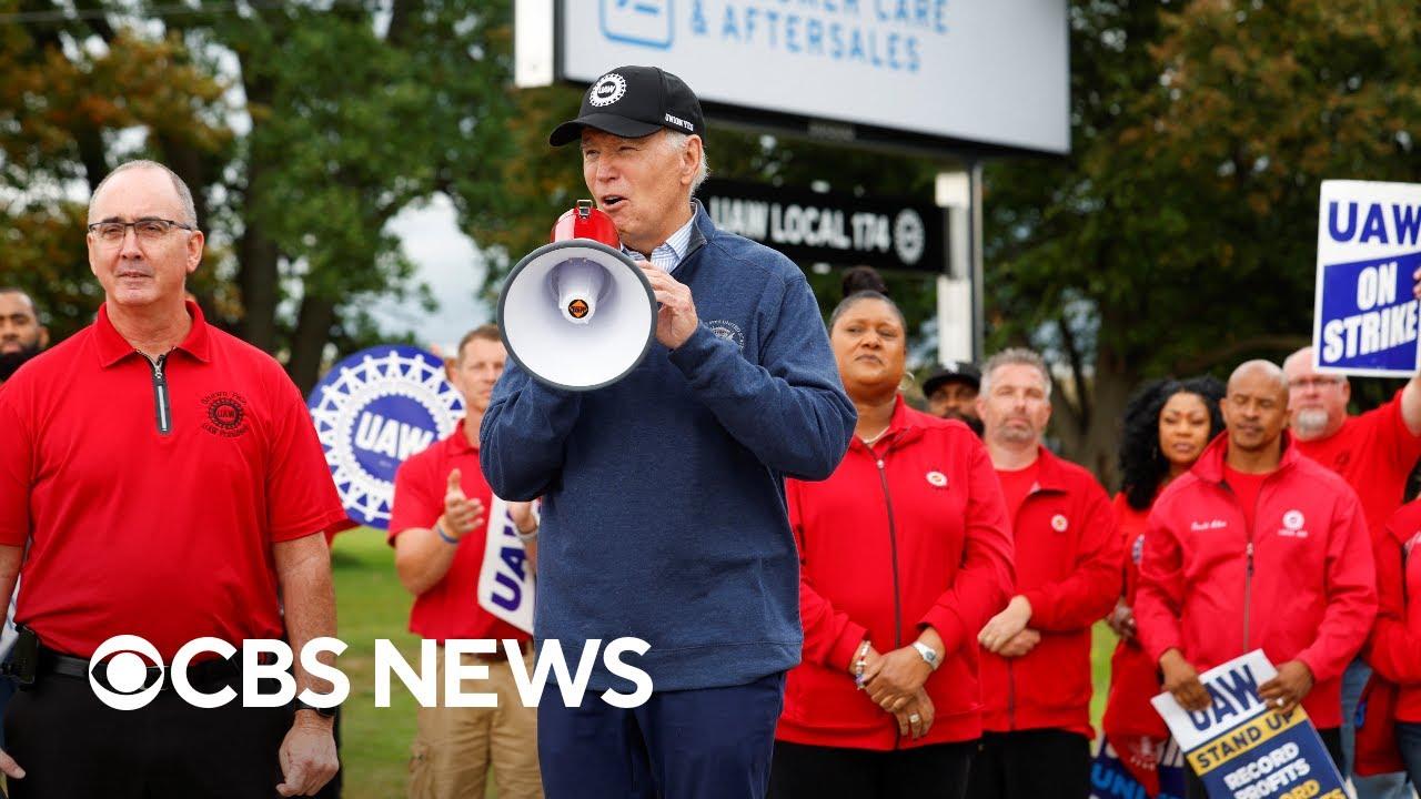 Moment image for Biden Supports UAW Workers in Michigan