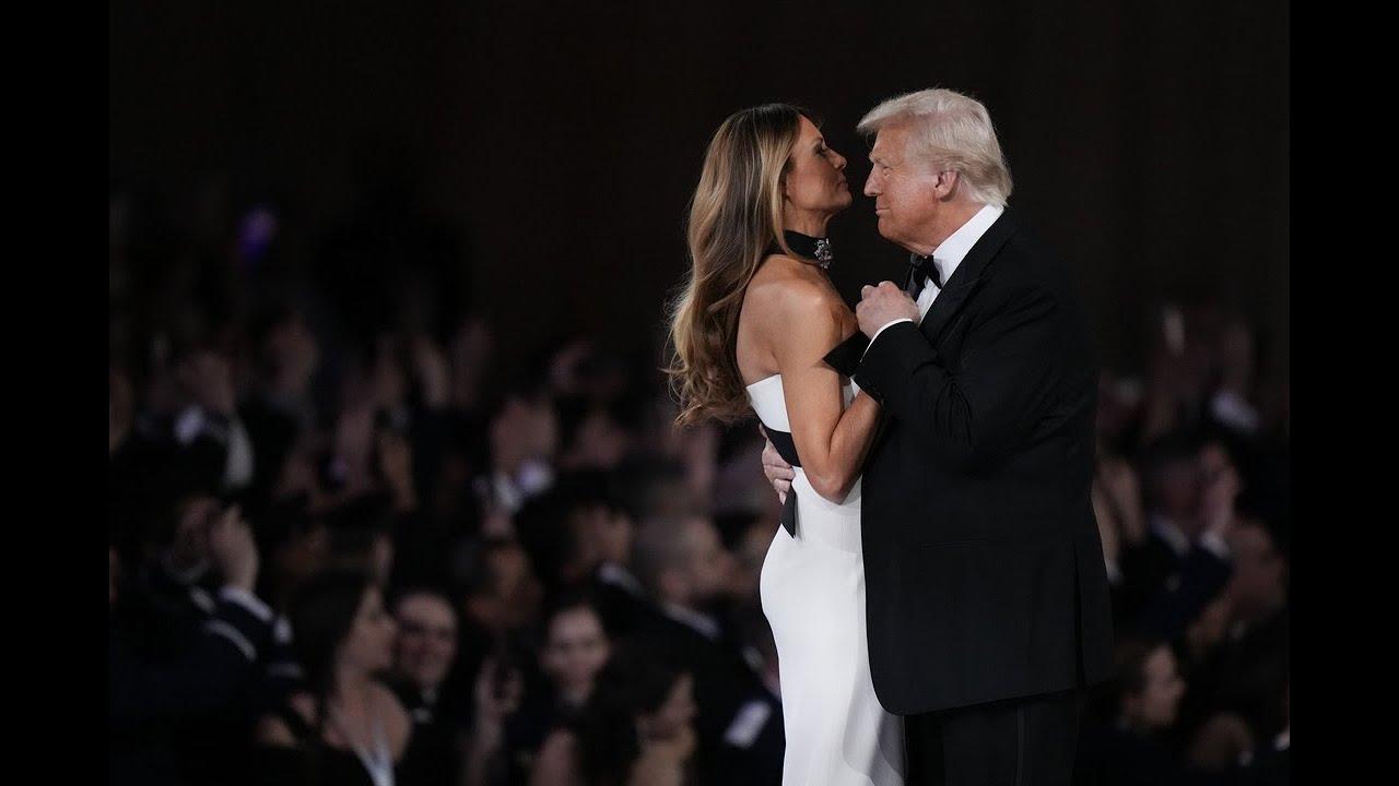 Moment image for Melania Trump became the second first lady to hold the position twice non-consecutively