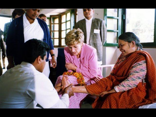 Moment image for Diana's Visit to Leprosy Hospital in Nepal