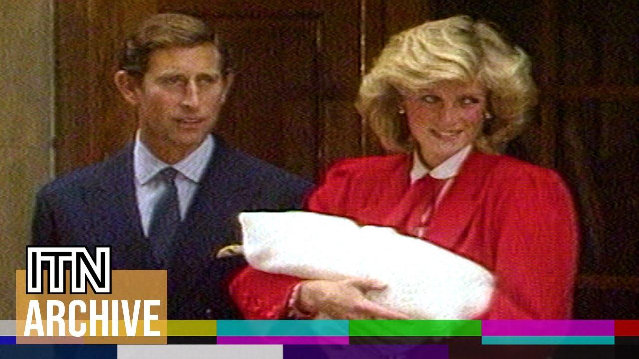 Moment image for Son Prince Harry born