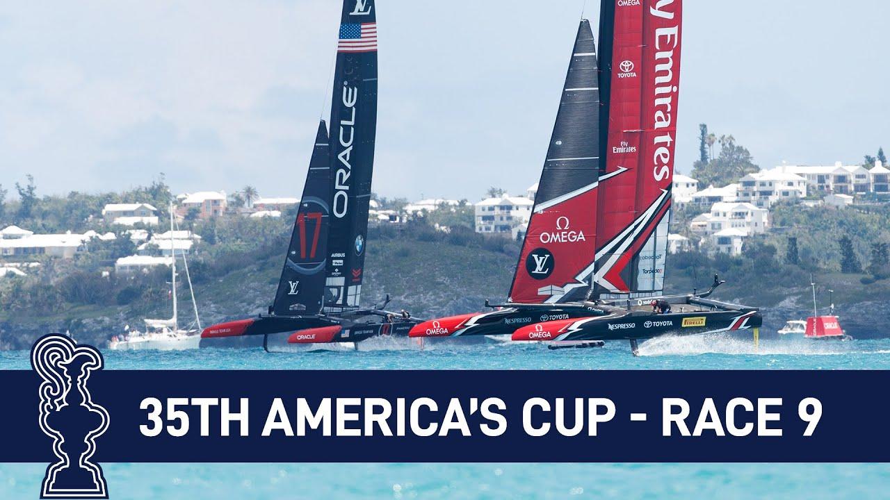 Moment image for Emirates Team wins 35th America's Cup