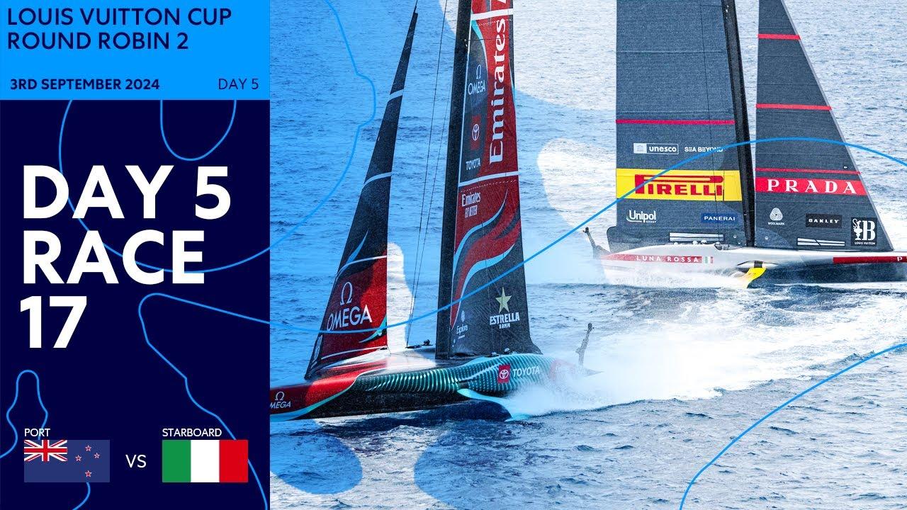 Moment image for Emirates Team defends America's Cup against Luna Rossa