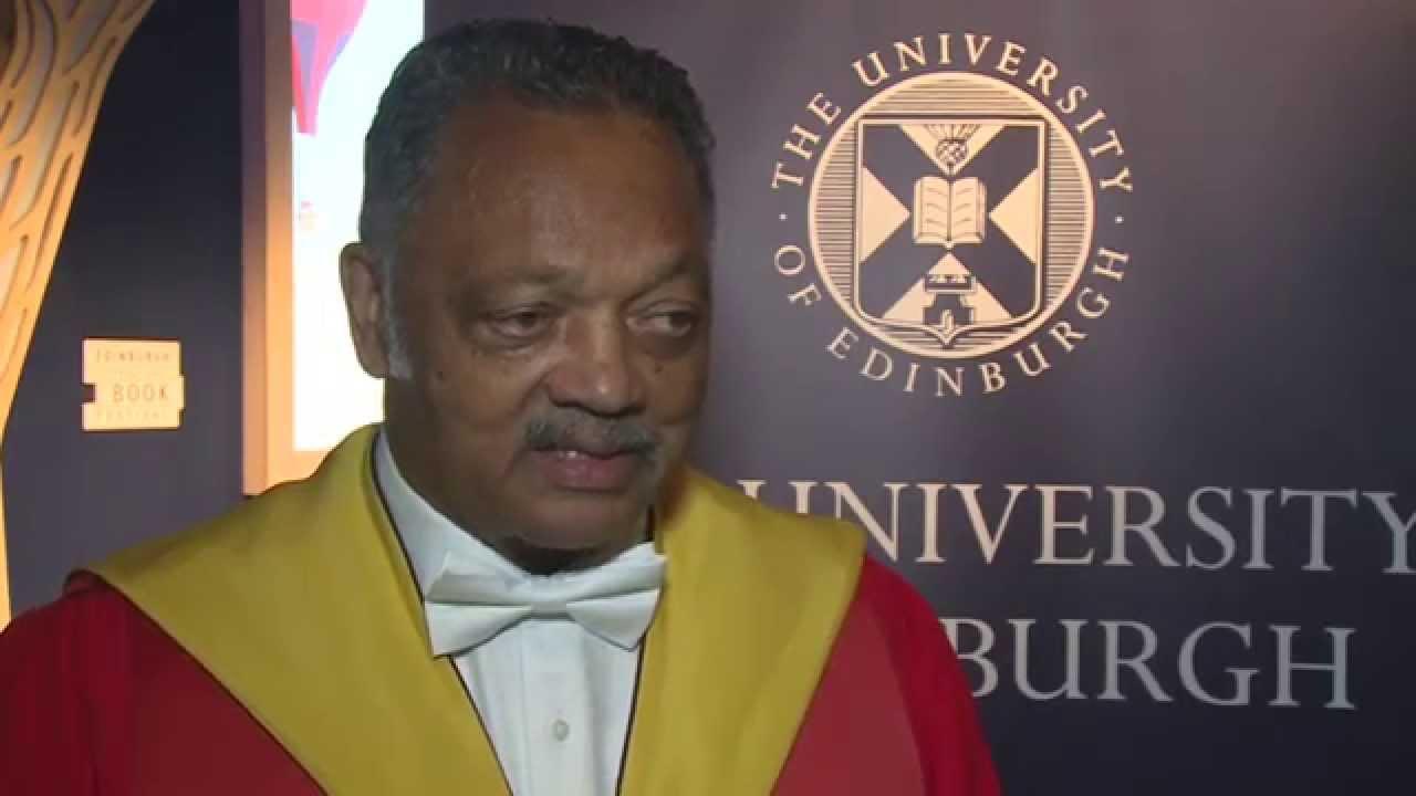 Moment image for University of Edinburgh awards honorary degree for civil rights work.