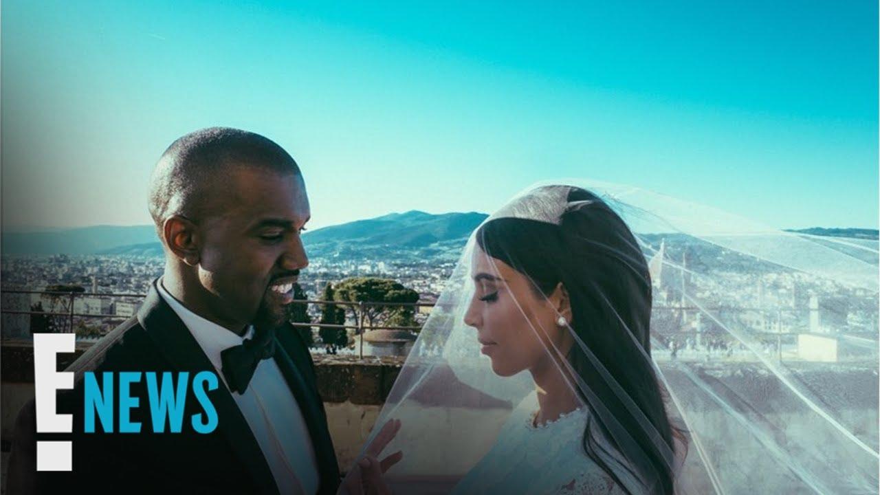 Moment image for Kim Kardashian marries Kanye West in high-profile Hollywood union