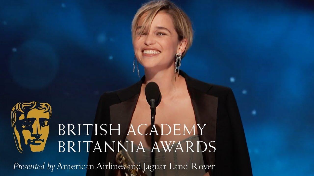 Moment image for Emilia Clarke Received the BAFTA Britannia Award for British Artist of the Year