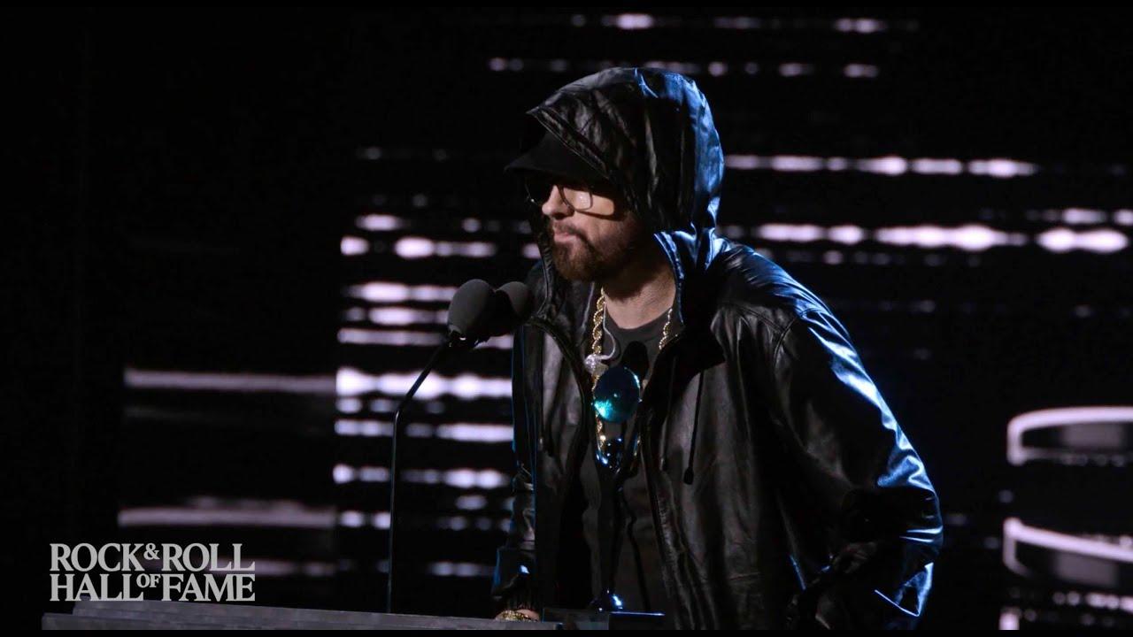 Moment image for Eminem's Tribute: Honoring Hip-Hop's Legends at Rock and Roll Hall of Fame