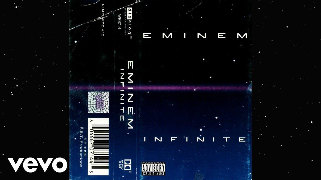 Moment image for Eminem's "Infinite" (F.B.T Remix) revives old track but falls short commercially.