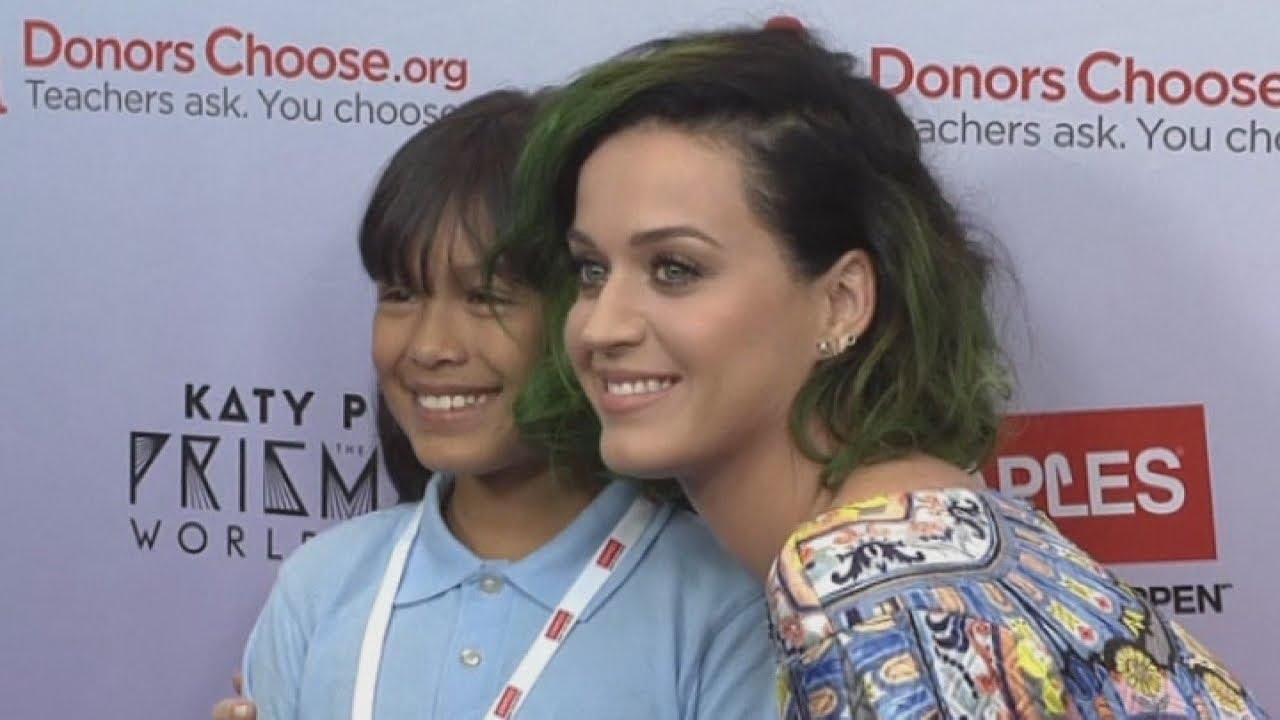Moment image for Katy Perry and Staples Inc. collaborate to support teachers with $1 million donation. #MakeRoarHappen