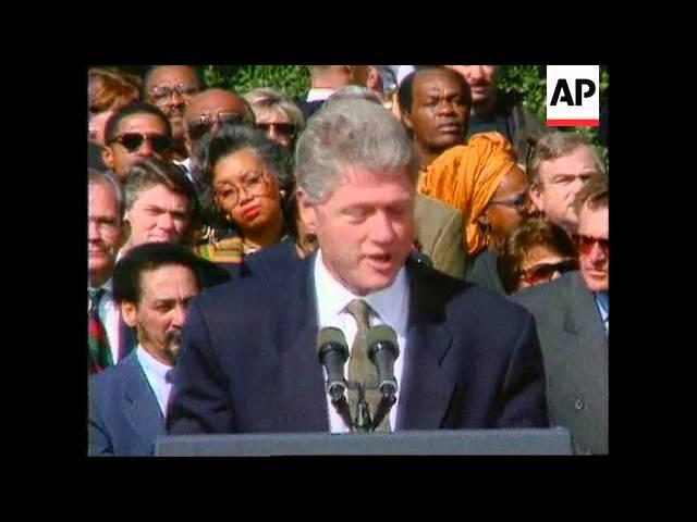 Moment image for Support for South Africa Ahead of Mandela Inauguration