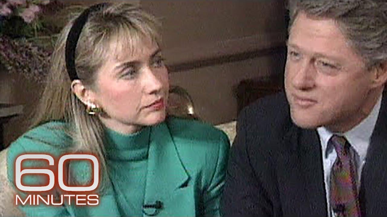 Moment image for During the New Hampshire primary, Clinton rebuffed allegations of an extramarital affair with Gennifer Flowers on 60 Minutes, earning the nickname 'The Comeback Kid.'